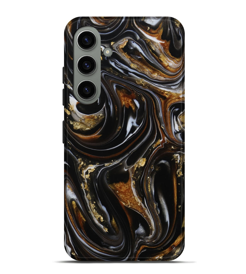 Galaxy S24 Plus ResinArt Live Edge Phone Case - Cash (Metallic, 773060)