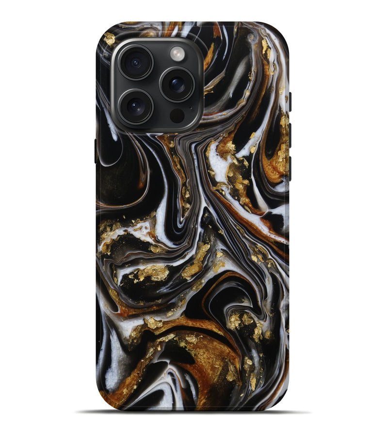 iPhone 16 Pro Max ResinArt Live Edge Phone Case - Mathew (Metallic, 773072)