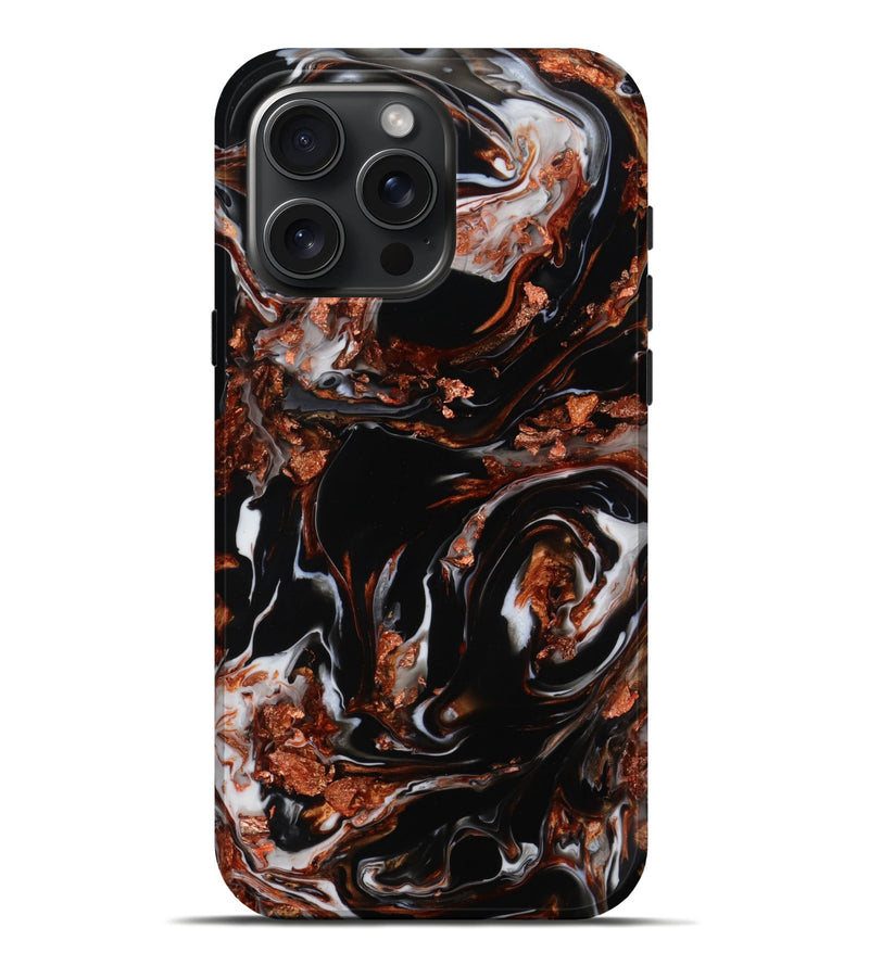 iPhone 16 Pro Max ResinArt Live Edge Phone Case - Violet (Metallic, 773073)