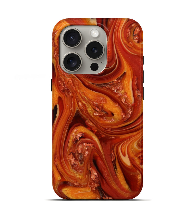iPhone 16 Pro ResinArt Live Edge Phone Case - Leonel (Metallic, 773082)