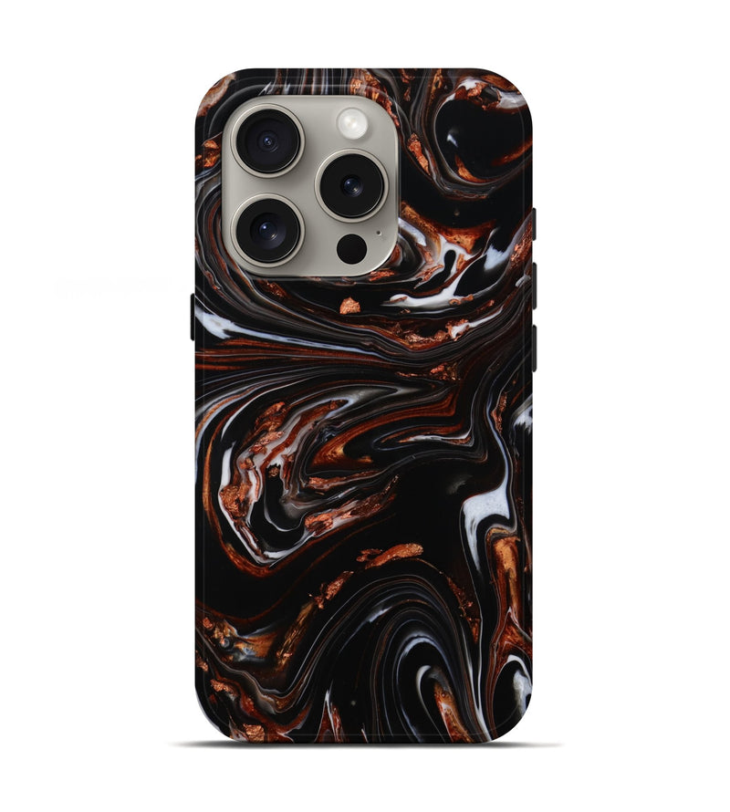iPhone 16 Pro ResinArt Live Edge Phone Case - Abram (Metallic, 773084)