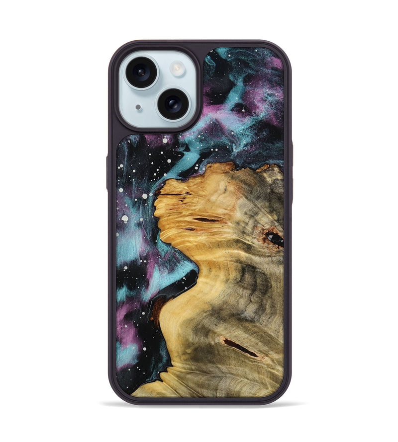 iPhone 15 Wood Phone Case - Kaisen (Cosmos, 773276)