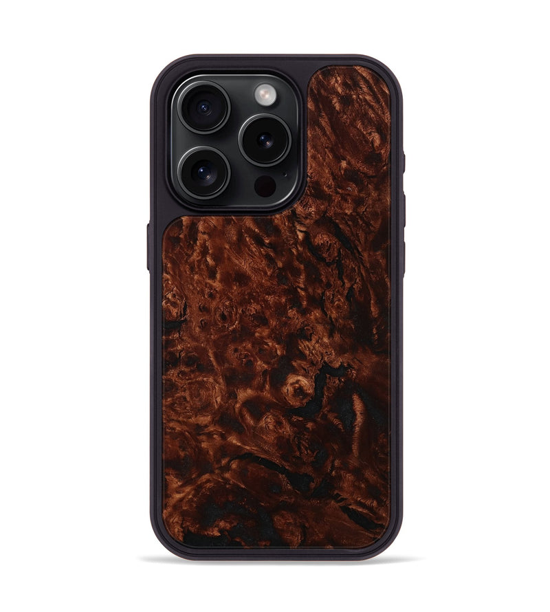 iPhone 15 Pro Wood Phone Case - Roberta (Wood Burl, 773281)