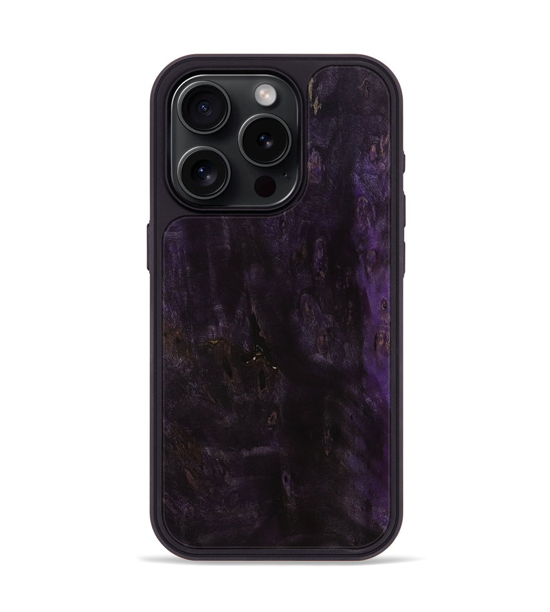 iPhone 15 Pro Wood Phone Case - Albin (Wood Burl, 773283)