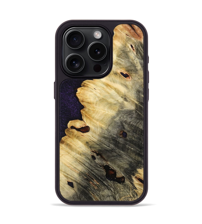 iPhone 15 Pro Wood Phone Case - Forrest (Wood Burl, 773286)