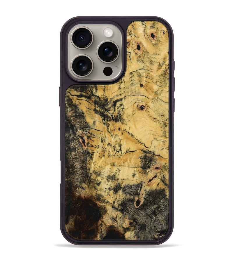 iPhone 16 Pro Max Wood Phone Case - Evelin (Wood Burl, 773316)