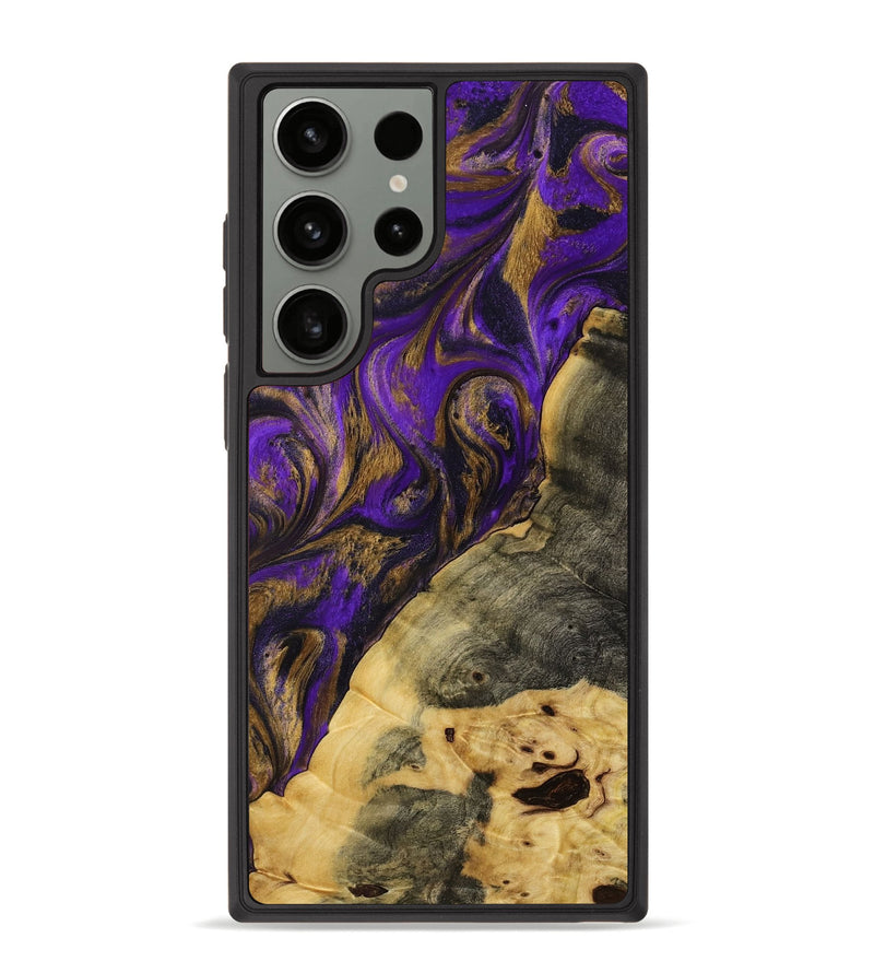 Galaxy S23 Ultra Wood Phone Case - Freddy (Purple, 773321)