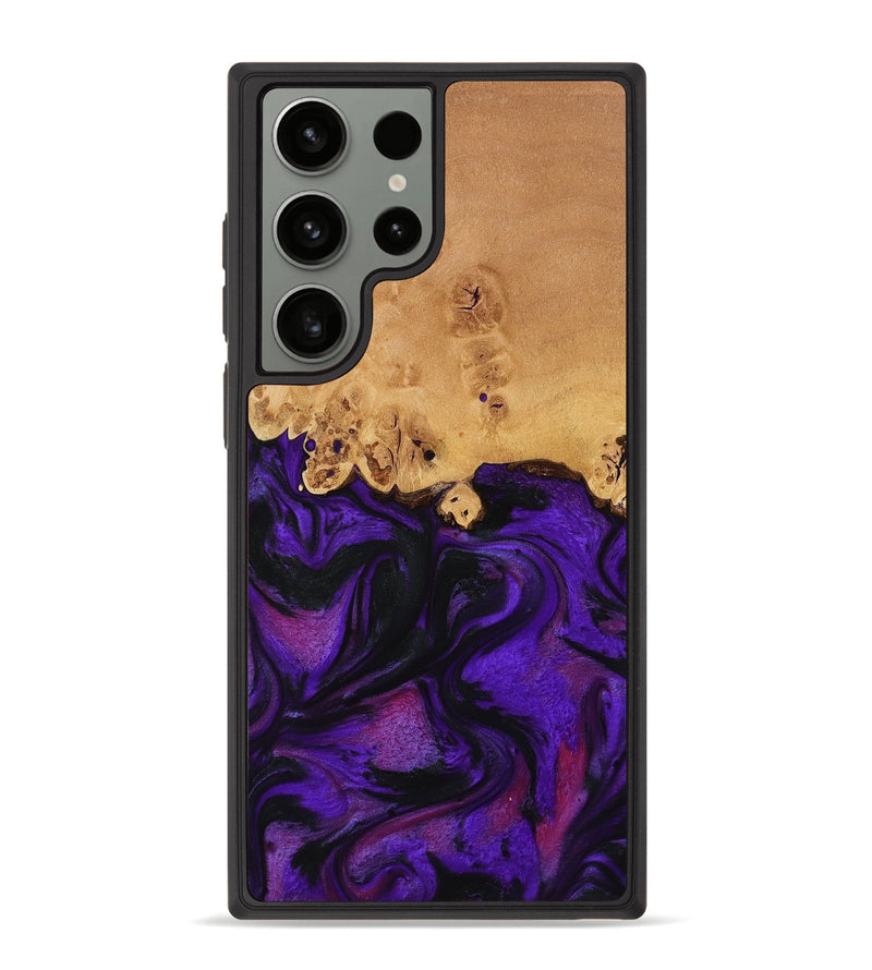 Galaxy S23 Ultra Wood Phone Case - Raiden (Purple, 773324)