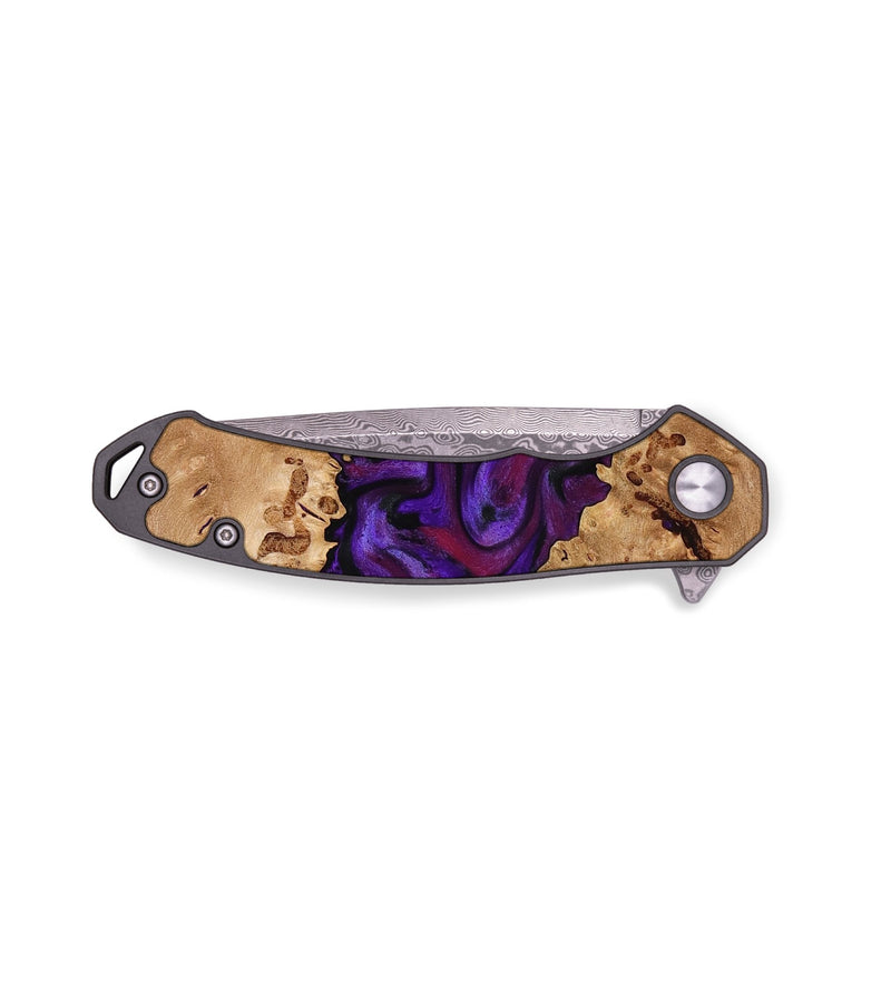 EDC Wood Pocket Knife - Ella (Purple, 773348)