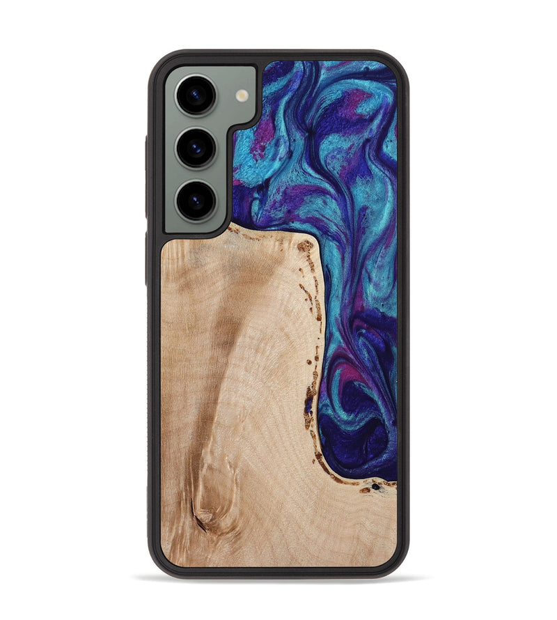 Galaxy S23 Plus Wood Phone Case - Lottie (Purple, 773361)