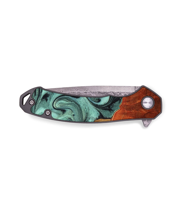 EDC Wood Pocket Knife - Milo (Green, 773373)