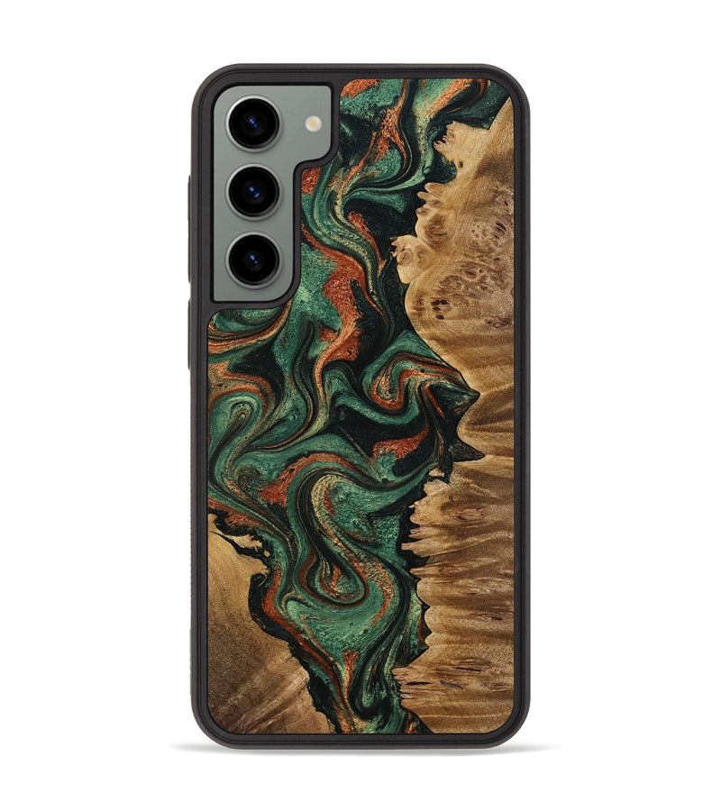 Galaxy S23 Plus Wood Phone Case - Wilfred (Green, 773376)
