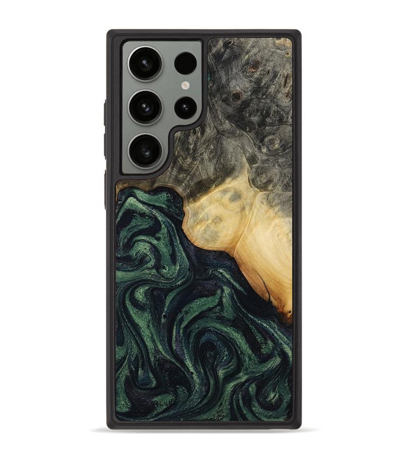 Galaxy S23 Ultra Wood Phone Case - Iyla (Green, 773402)