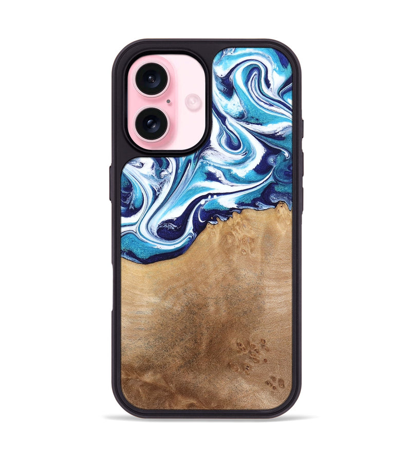 iPhone 17 Wood Phone Case - Marilyn (Blue, 773428)