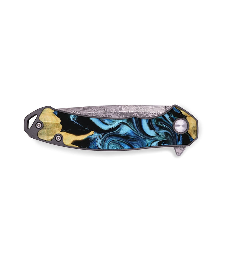 EDC Wood Pocket Knife - Rodolfo (Blue, 773451)