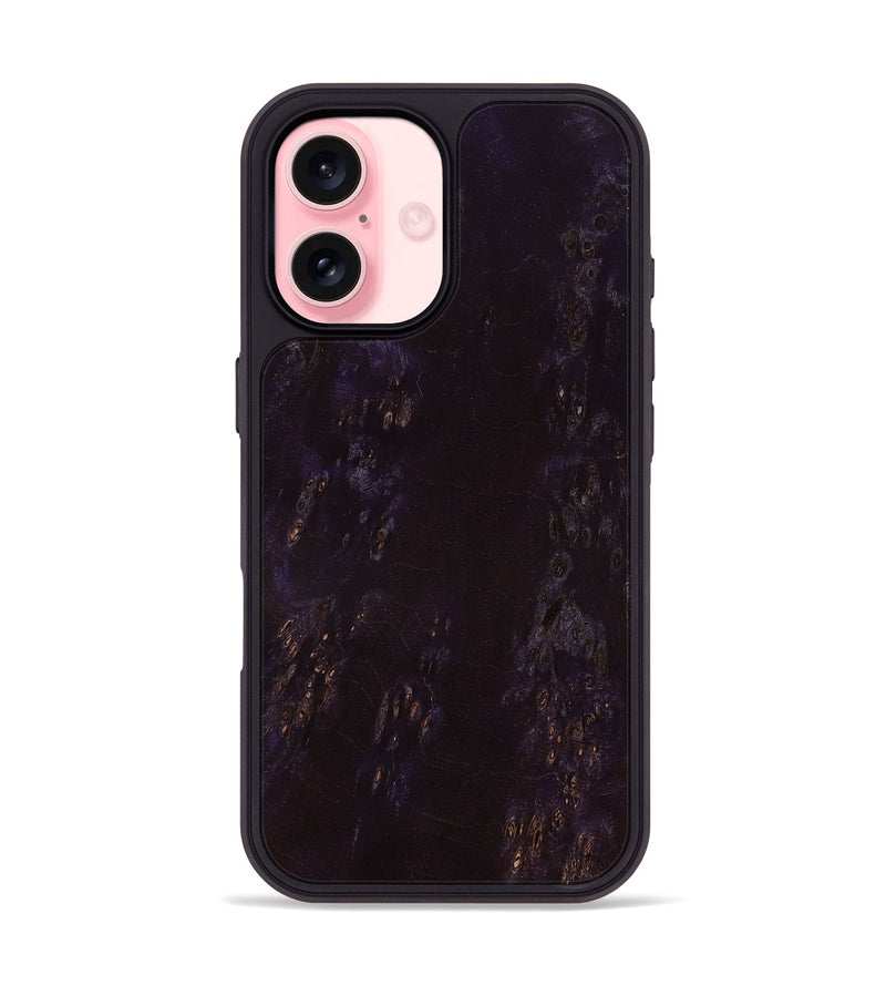 iPhone 16 Wood Phone Case - Edward (Wood Burl, 773577)