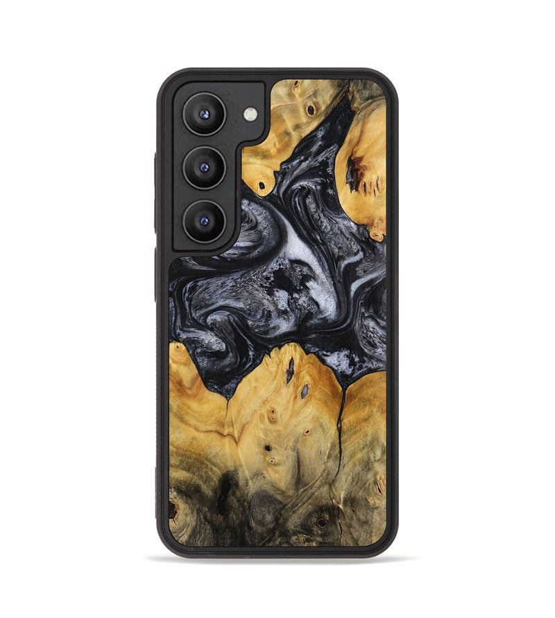 Galaxy S23 Wood Phone Case - Nevada (Black & White, 773638)