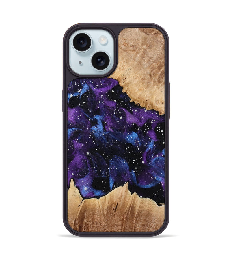 iPhone 15 Wood Phone Case - Elna (Cosmos, 773654)