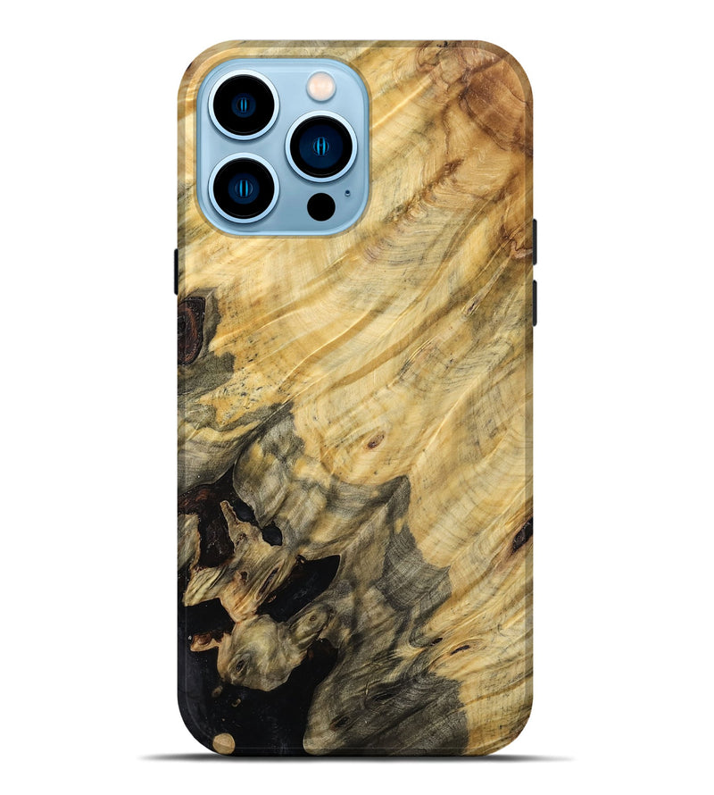 iPhone 14 Pro Max Wood Live Edge Phone Case - Madyson (Wood Burl, 773712)