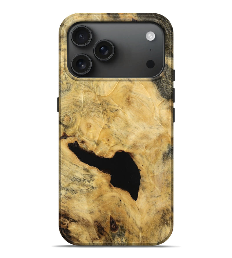 iPhone 17 Pro Max Wood Live Edge Phone Case - Gust (Wood Burl, 773713)