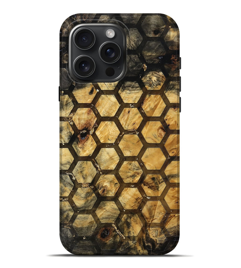 iPhone 16 Pro Max Wood Live Edge Phone Case - Ieshia (Pattern, 773718)