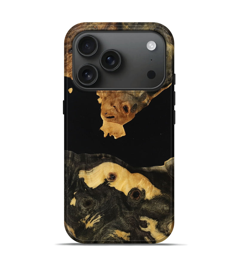 iPhone 17 Pro Wood Live Edge Phone Case - Mila (Wood Burl, 773719)