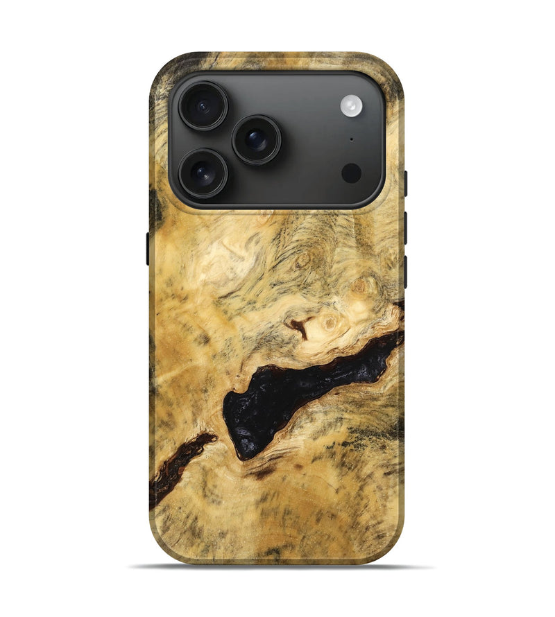 iPhone 17 Pro Wood Live Edge Phone Case - Albina (Wood Burl, 773722)