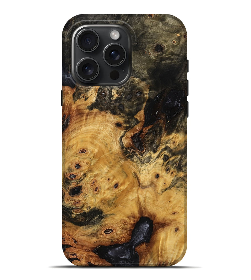 iPhone 16 Pro Max Wood Live Edge Phone Case - Kip (Wood Burl, 773723)