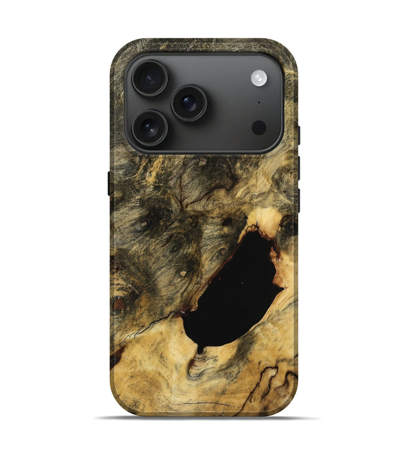 iPhone 17 Pro Wood Live Edge Phone Case - Darrel (Wood Burl, 773725)
