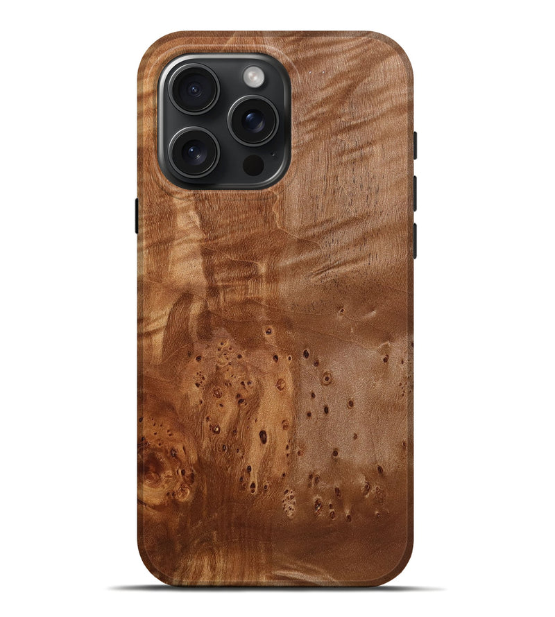 iPhone 16 Pro Max Wood Live Edge Phone Case - Alison (Wood Burl, 773726)