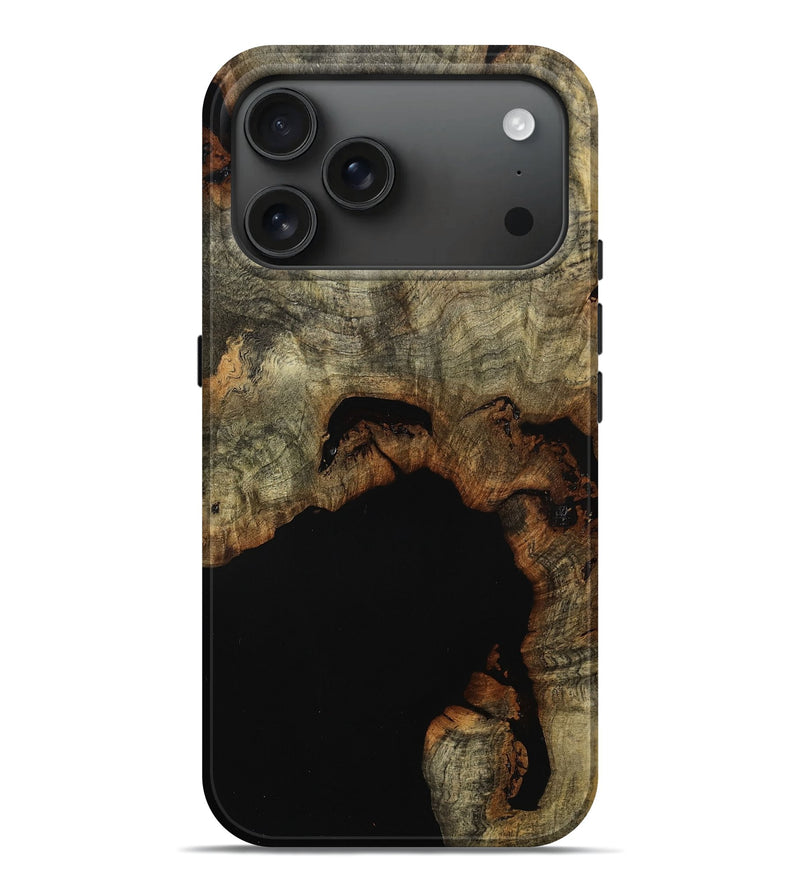 iPhone 17 Pro Max Wood Live Edge Phone Case - Ester (Wood Burl, 773729)