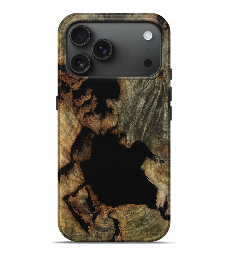 iPhone 17 Pro Max Wood Live Edge Phone Case - Jasmine (Wood Burl, 773731)