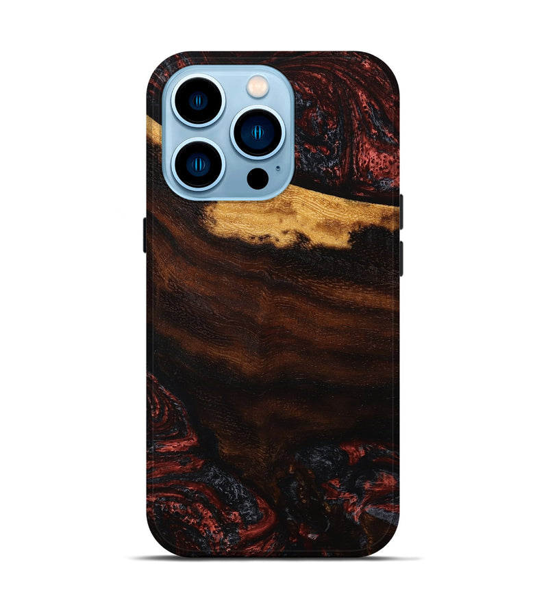 iPhone 14 Pro Wood Live Edge Phone Case - Azalea (Founders, 773768)