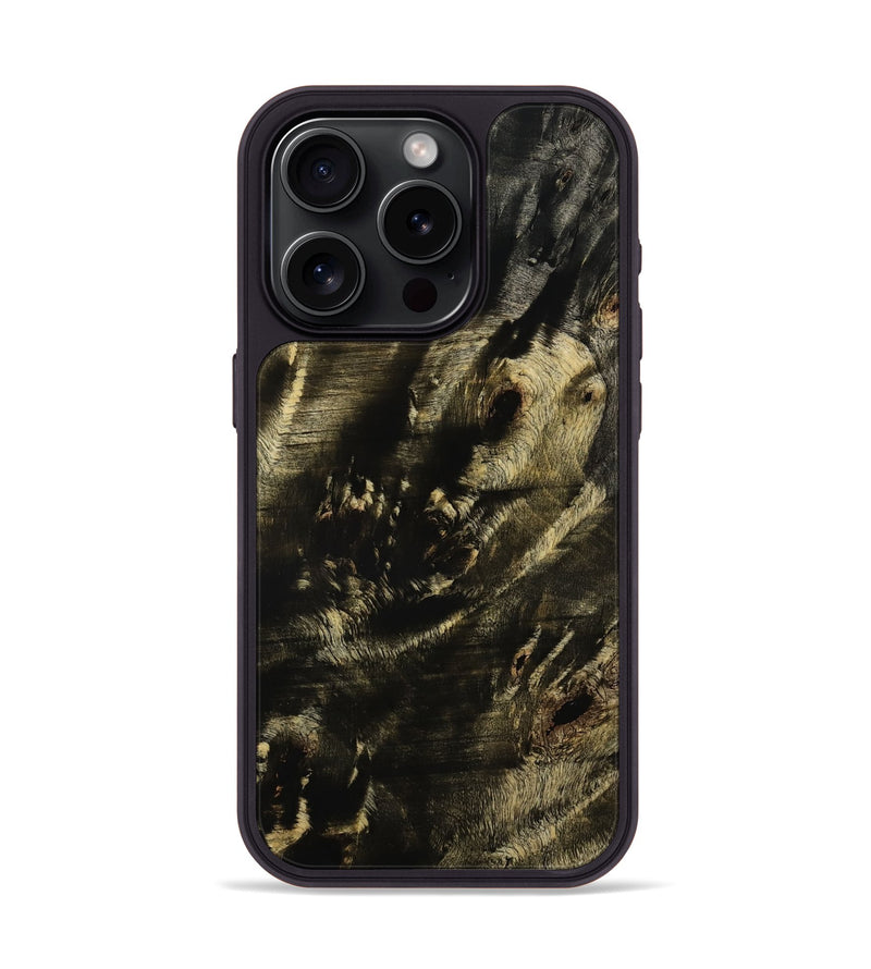 iPhone 15 Pro Wood Phone Case - Robbie (Wood Burl, 773892)