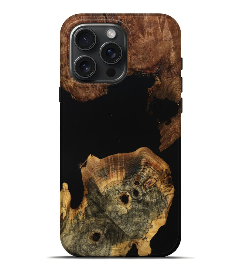 iPhone 16 Pro Max Wood Live Edge Phone Case - Aleah (Wood Burl, 773957)