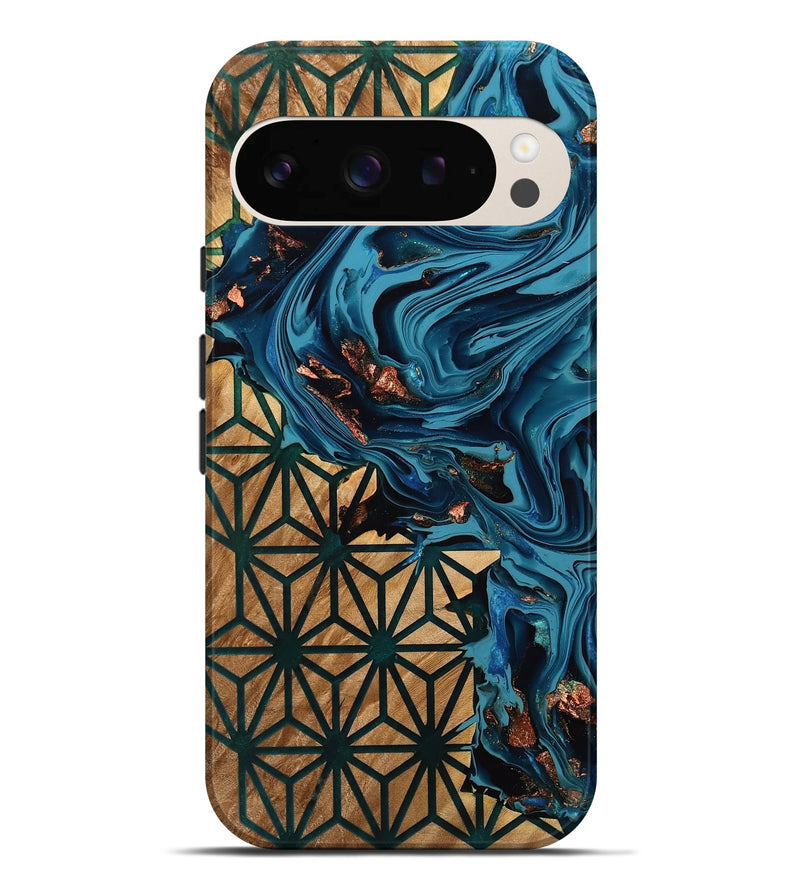 Pixel 9 Pro XL Wood Live Edge Phone Case - Hobert (Pattern, 773972)