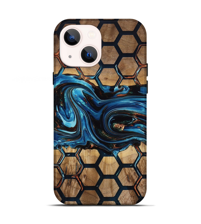 iPhone 13 Wood Live Edge Phone Case - Tena (Pattern, 774287)