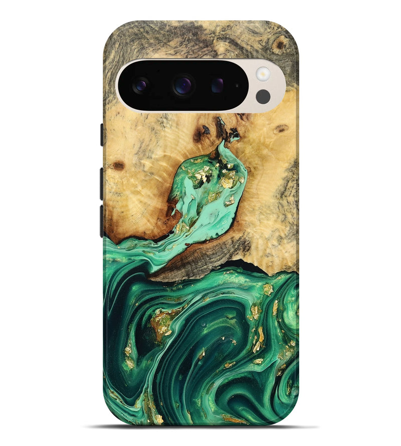 Pixel 9 Pro XL Wood Live Edge Phone Case - Ottis (Metallic, 774573)