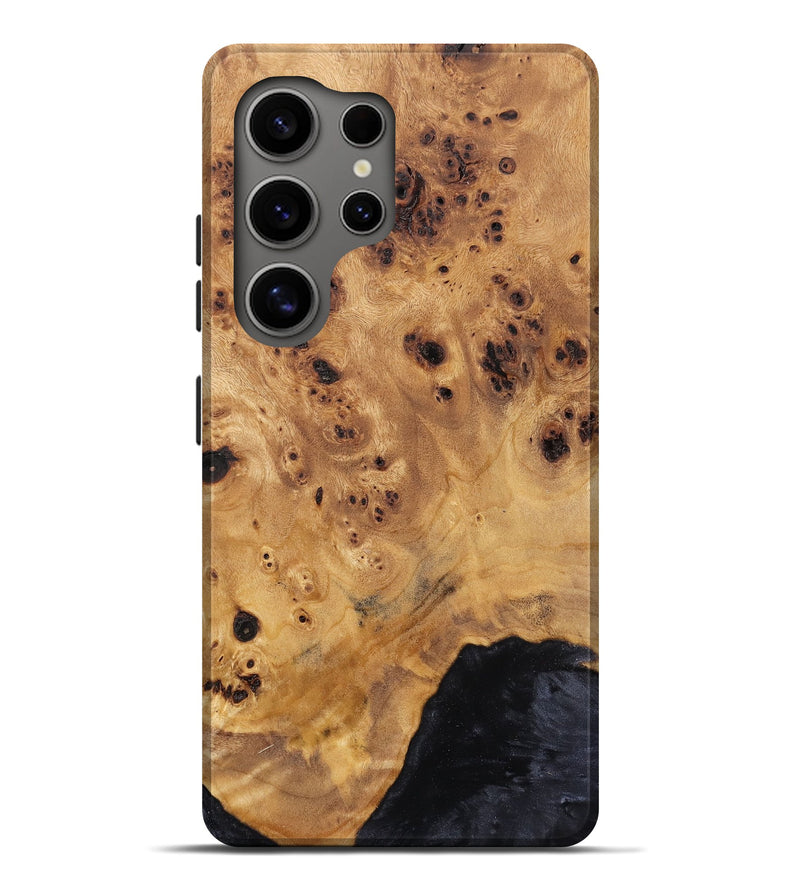 Galaxy S25 Ultra Wood Live Edge Phone Case - Kanye (Wood Burl, 774583)