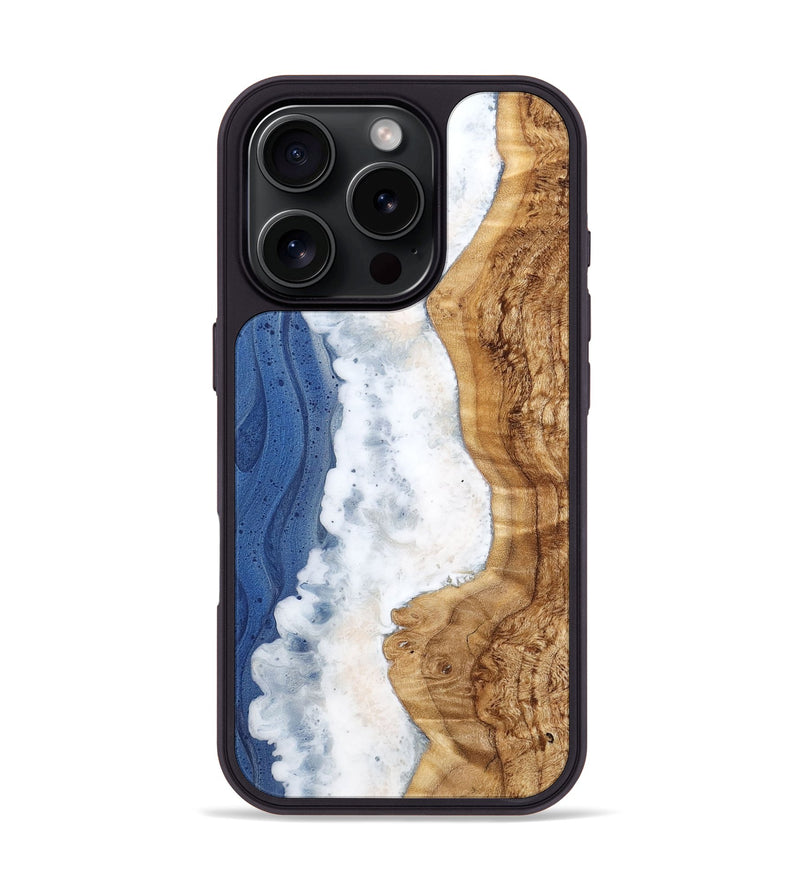 iPhone 16 Pro Wood Phone Case - Ivory (Coastal, 774619)