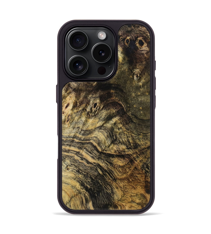 iPhone 16 Pro Wood Phone Case - Aric (Wood Burl, 774705)