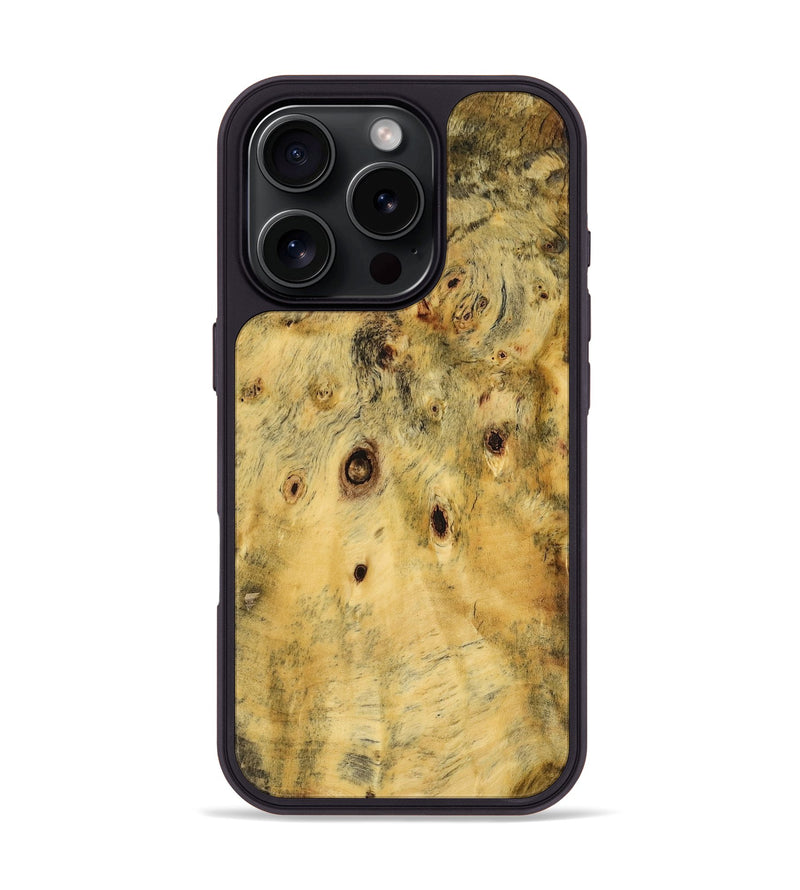 iPhone 16 Pro Wood Phone Case - Yuridia (Wood Burl, 774707)