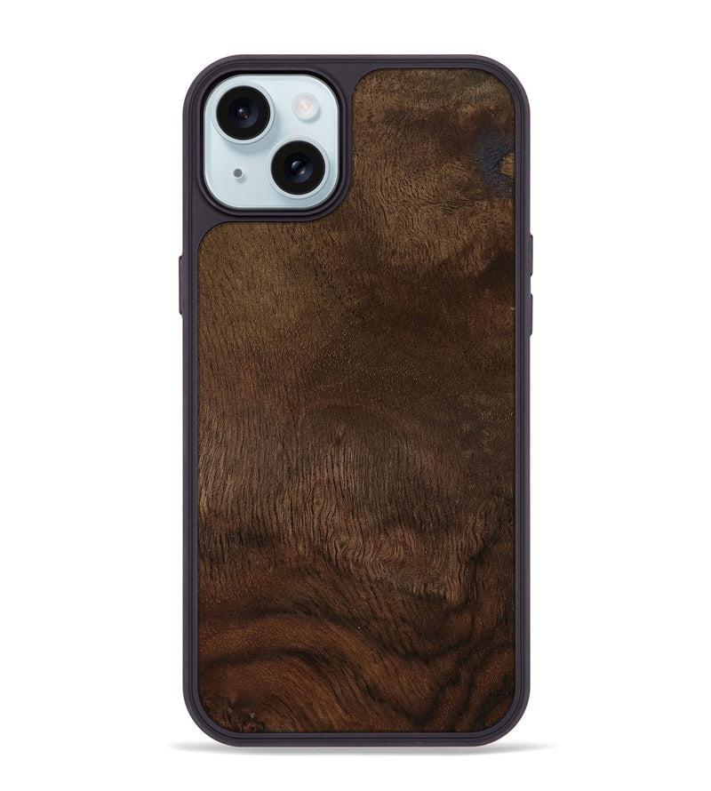 iPhone 15 Plus Wood Phone Case - Valery (Wood Burl, 774790)