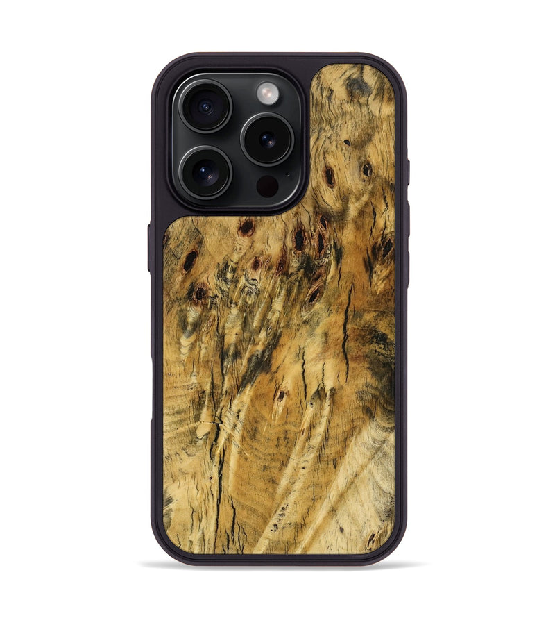 iPhone 16 Pro Wood Phone Case - Will (Wood Burl, 774795)