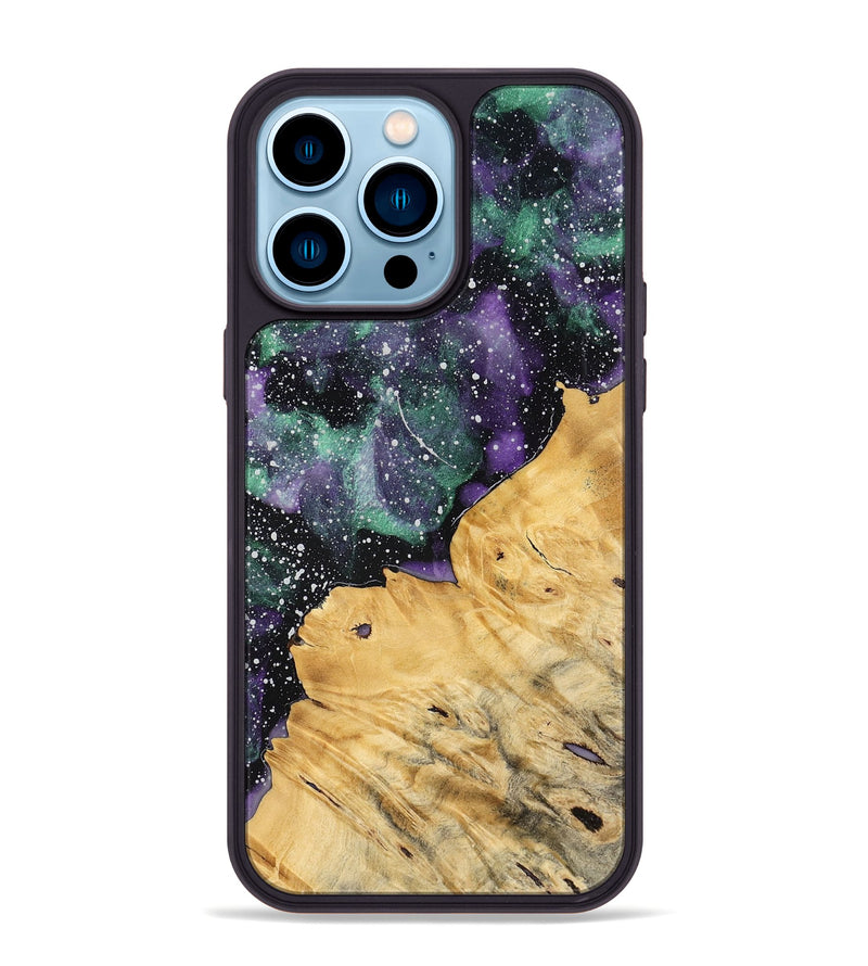 iPhone 14 Pro Max Wood Phone Case - Evander (Cosmos, 774805)