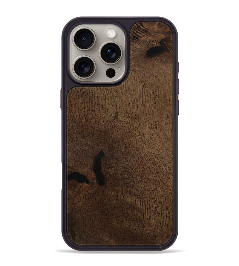 iPhone 16 Pro Max Wood Phone Case - Logan (Wood Burl, 774939)