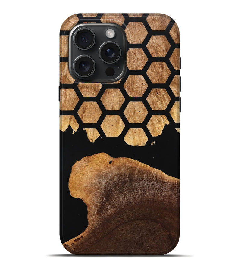 iPhone 16 Pro Max Wood Live Edge Phone Case - Barton (Pattern, 775018)