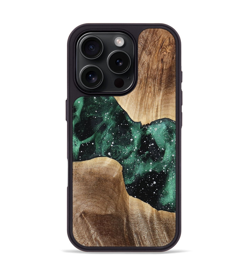 iPhone 16 Pro Wood Phone Case - Zhane (Cosmos, 775048)