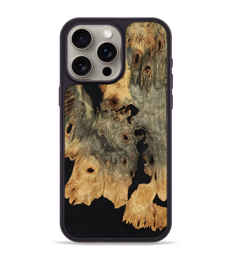 iPhone 15 Pro Max Wood Phone Case - Jacey (Wood Burl, 775111)