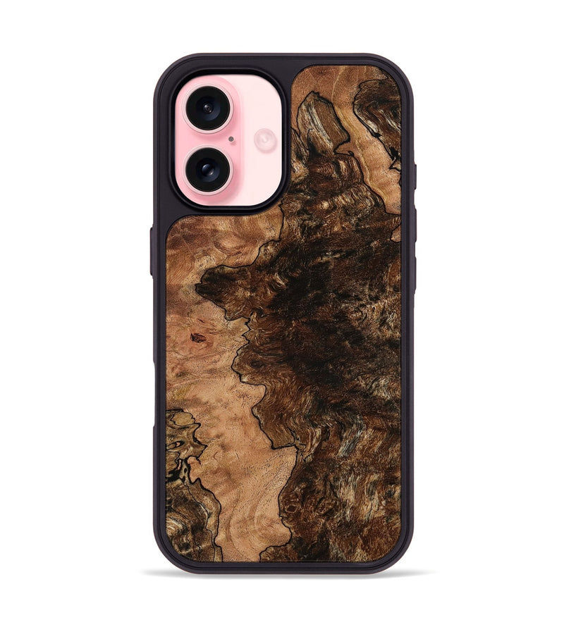 iPhone 16 Wood Phone Case - Harve (Wood Burl, 775115)